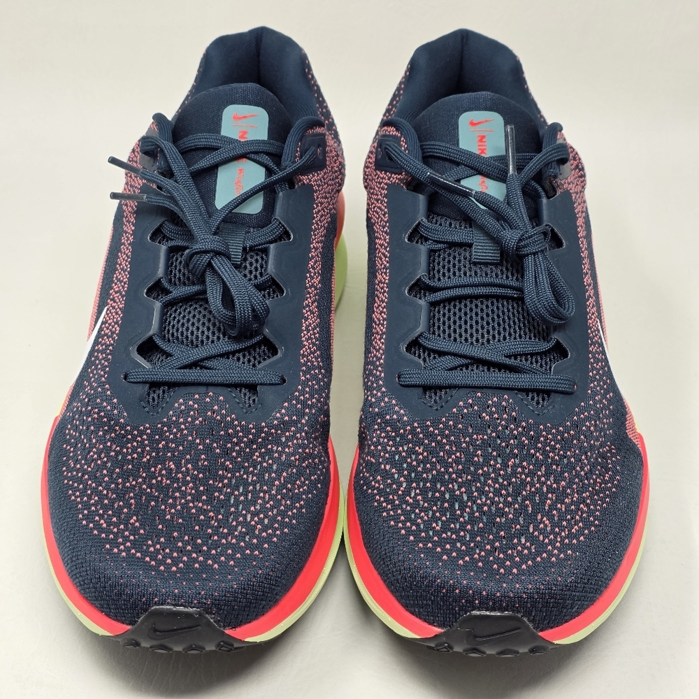 Nike Air Winflo 11 Men's Siz 12 Armory Navy Hot Punch Running Shoes FJ9509-403 - Picture 7 of 10